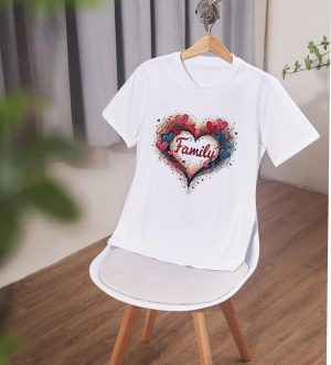 ÁO PHÔNG ĐI BIỂN TRÁI TIM CHI TIẾT