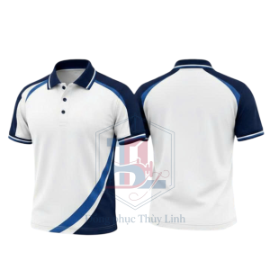 ÁO POLO XANH NAVY-TRẮNG