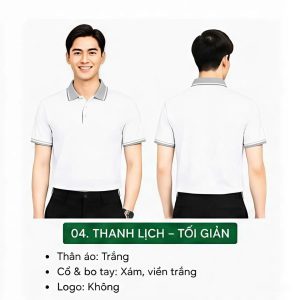 ÁO POLO TRẮNG