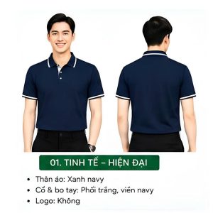 ÁO POLO XANH NAVY