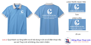 ÁO POLO XANH DƯƠNG BO CỔ XÁM