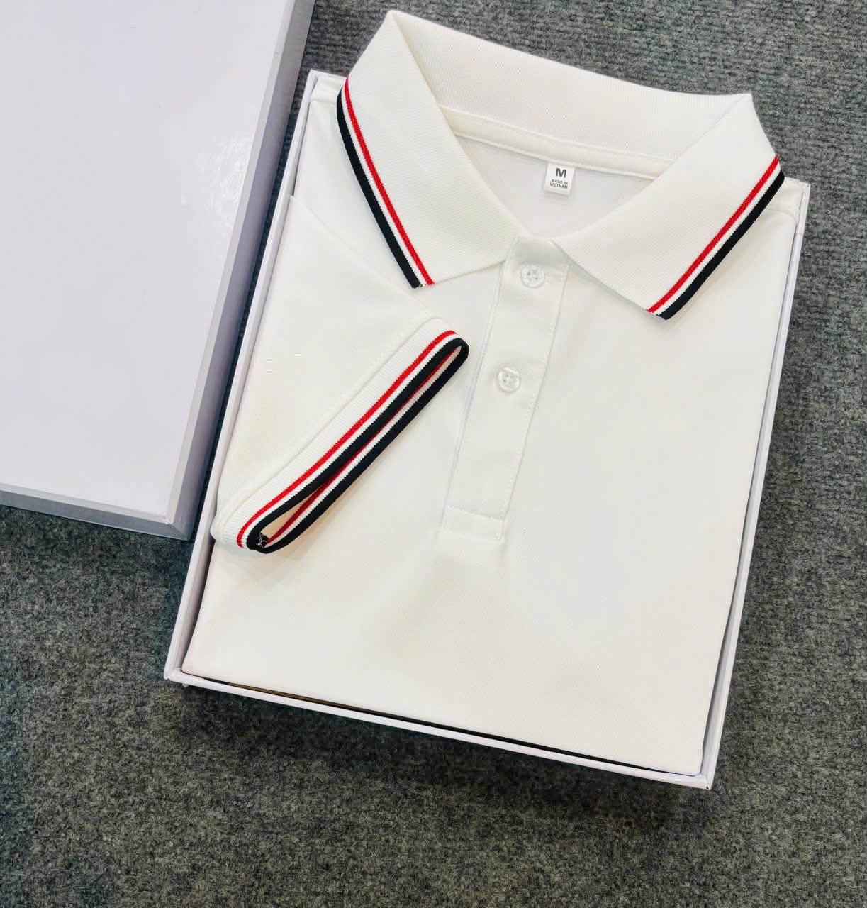 ÁP POLO BO ĐỎ-TRẮNG-ĐEN