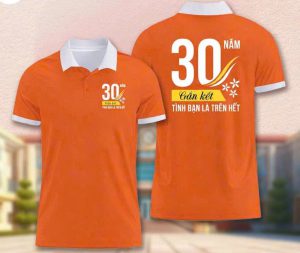 ÁO HỌP LỚP CAM ĐẬM-30 NĂM ĐOÀN KẾT