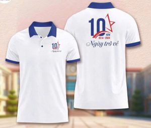 ÁO HỌP LỚP XANH NAVY-10 NĂM